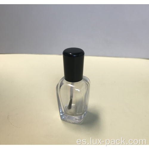 5ml10ml 15 ml de botella de vidrio de esmalte de uñas cuadrada vacía